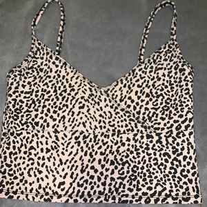 SHEIN cheetah crop top